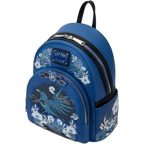 NEW WITH TAGS! Loungefly Harry Potter Ravenclaw House Tattoo Mini Backpack - Picture 2 of 5